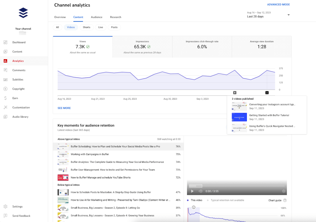 “新手必学：YouTube Studio秒变视频编辑大神，让你的频道飞跃成长！”(下）